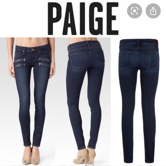 paige zipper jeans